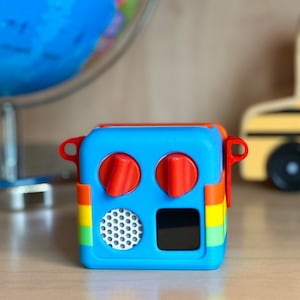 Rainbow yoto mini compatible case with plastic crossbody connector
