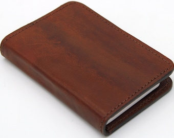 Brown Kangaroo Leather New Testament Wallet