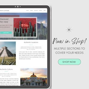 Travel Website, Showit Website Design, Website Template Design, Blog Website, Bloggr Template, Showit Website for Coaches