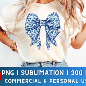 Arco cineserie blu e bianco png, sublimazione del salice blu Coquette, Grandmillenial Design PNG, cineserie alla moda PNG, DTF png, preppy png