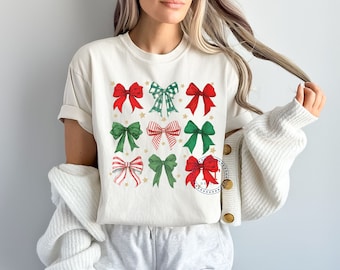 Coquette Christmas PNG, Christmas Bows png, Trendy Christmas png, DTF png transfer, Holiday Coquette png, Christmas Girly png, Aesthetic png