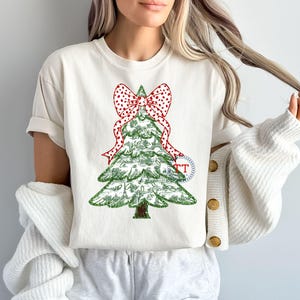 Chinoiserie Coquette Gold Glitter Christmas Tree PNG, Green Toile Christmas Tree png, Coquette Bow png,  Grandmillenial png, Dalmation Dots