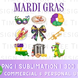 マルディグラ ニューオーリンズ ルイジアナ コケット png グリッド マルディグラ ボウ png ファット チューズデー キング ケーキ ベニエ ザリガニ ソフト ガール 時代 3X3 デザイン