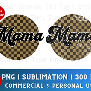 Retro Mama Check PNG, Trendy Mama Varsity Png, Retro Mama Png, Mama Png, Aesthetic Design, Mama PNG Sublimation Designs, Mothers Day Gift
