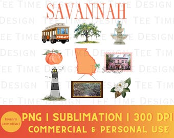 Savannah Georgia png, Strand Ziel Hochzeit Junggesellinnenabschied Girls Trip png Spaß trendiges Tybee Island Pink House Design preppy png