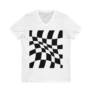 Unisex Jersey Short Sleeve V-Neck Tee