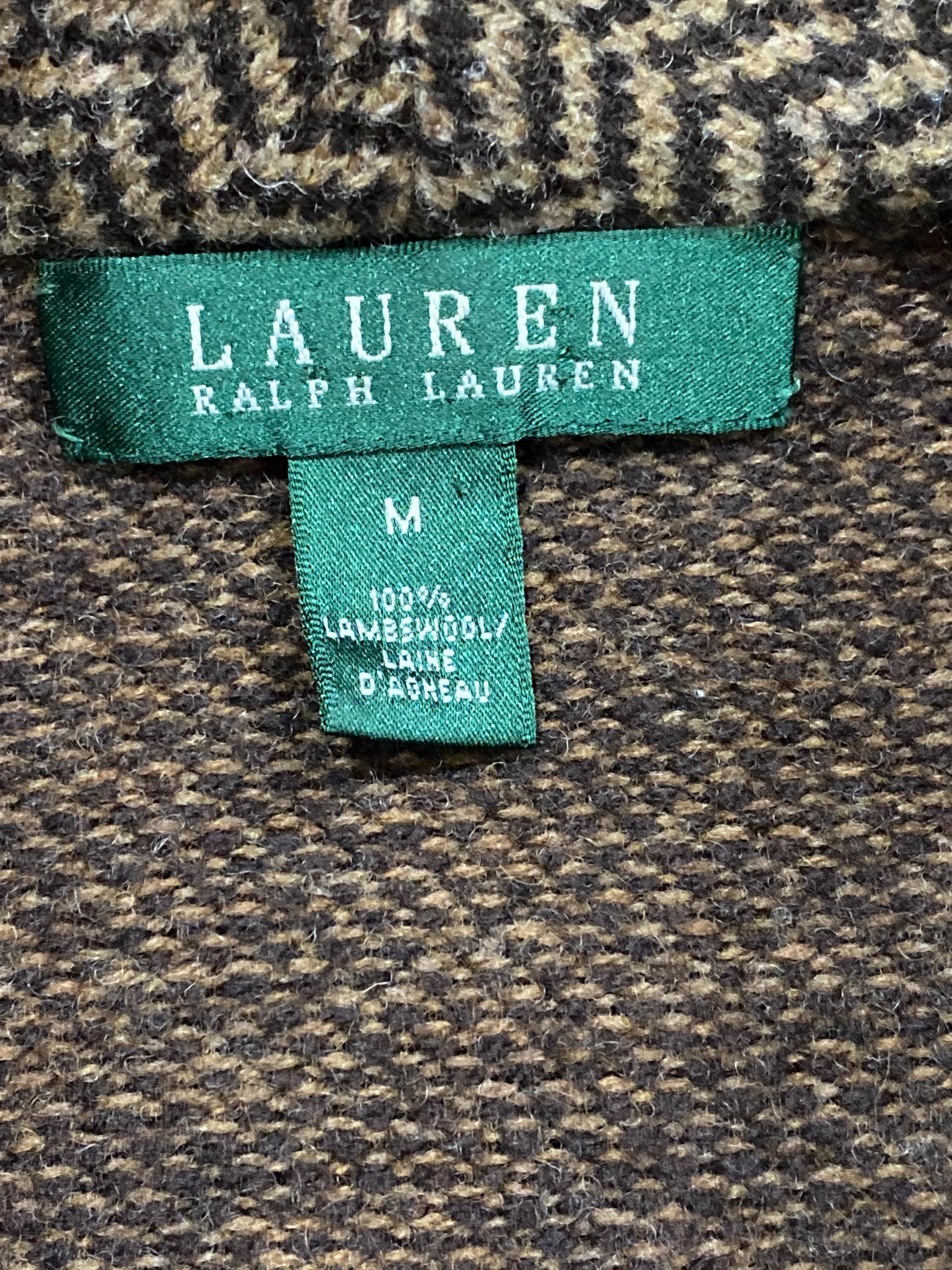 Vintage Lambswool Ralph Lauren Poncho Sweater Freesize