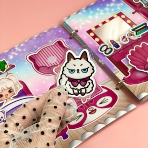 Busybook Toca Boca Life - Pink Dream, Paper house, Toddler Activity, Cartoon Characters image 3