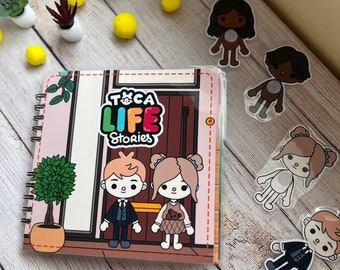 Busy Book Toca Boca Life Stories - House, Paper Dolls