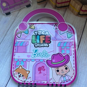 Busy book Toca Boca Life Stories - Barbie house, paper dolls