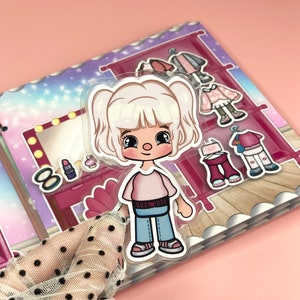 Busybook Toca Boca Life - Pink Dream, Paper house, Toddler Activity, Cartoon Characters image 5