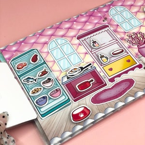 Busybook Toca Boca Life - Pink Dream, Paper house, Toddler Activity, Cartoon Characters image 8