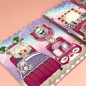 Busybook Toca Boca Life - Pink Dream, Paper house, Toddler Activity, Cartoon Characters image 2