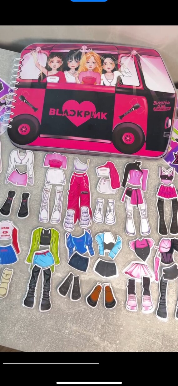 Black Pink, KPOP, Smart Book, Busy Book, Travel Game, Board Toy - Etsy
