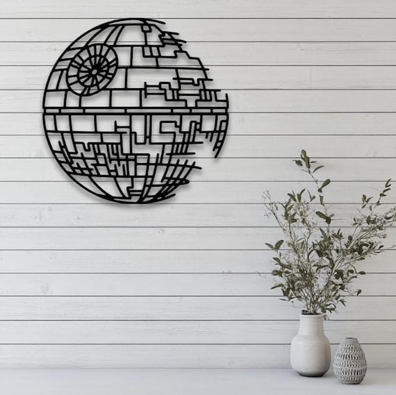Death Star SVG, Metal Wall Art, Laser Cut Files (digital Download