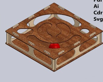 May include: A wooden maze with a red ball in the center. The maze is made of plywood and has a square base. The maze is designed to be a challenging and fun game for people of all ages.
