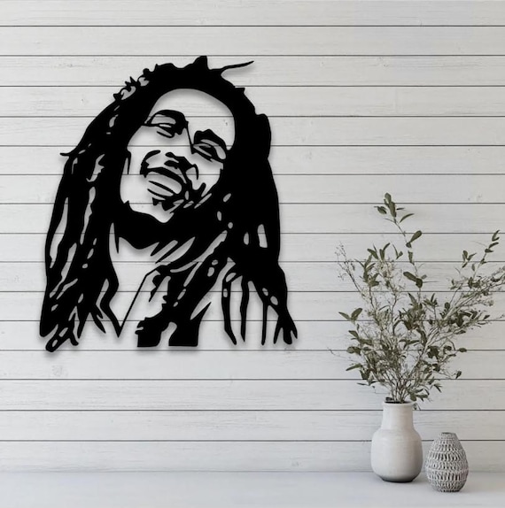 Bob Marley Metal Wall Art SVG: Laser Cut Files (digital Download