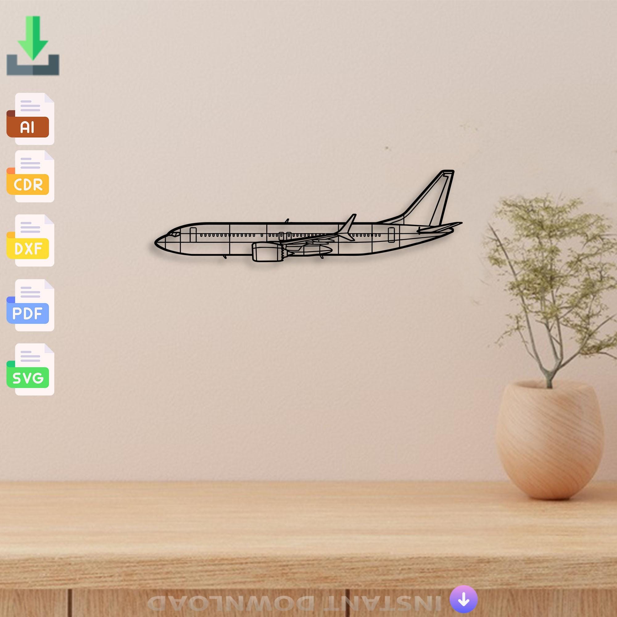 Boeing 737 decal - Etsy 日本