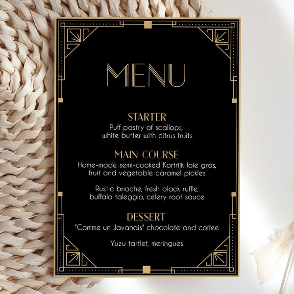 art-deco-dinner-menu-digital-etsy
