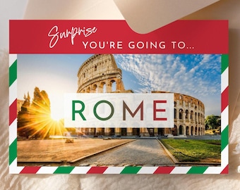 Biglietto Viaggio a Sorpresa a Roma, Sorpresa che Ti Aspetti, Biglietto Viaggio a Sorpresa, Regalo Vacanze, Vacanza a Sorpresa, Weekend Fuori, Download Digitale