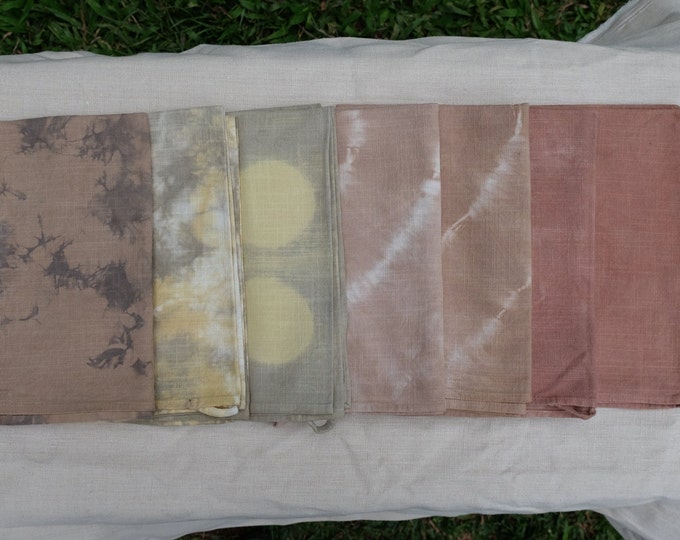 Natural-Dyed Organic Cotton Tea Towels