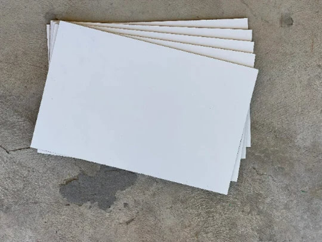 19x11.5 White Board Laser Cutting Engraving MDF/HDF 1/8