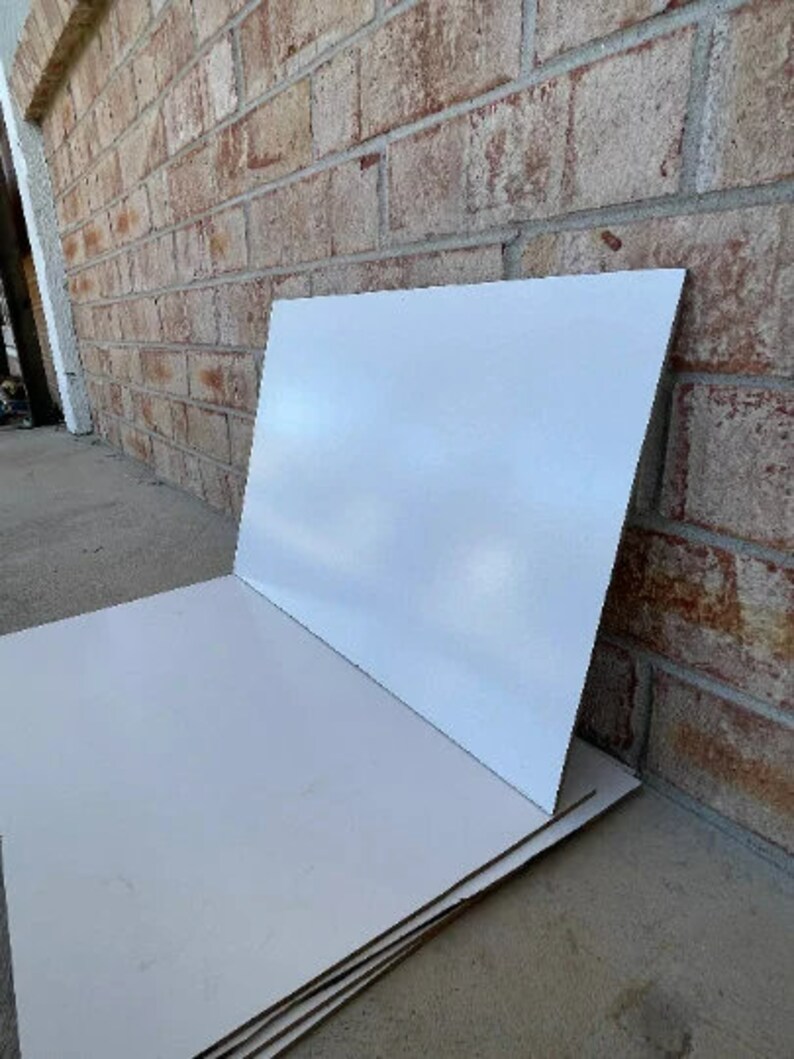 19x11.5 White Board Laser Cutting Engraving MDF/HDF 1/8