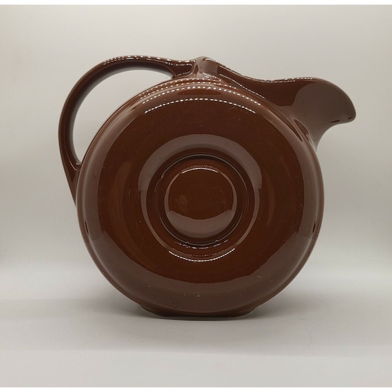 Vintage Hall Ceramic Pitcher Brown No. 1335 USA Mint