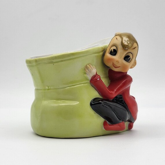 1950s Cricket Pixie Elf Planter by Acme China Made in Japan Vintage