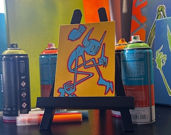 Blue Demon Big Upps Original Painting