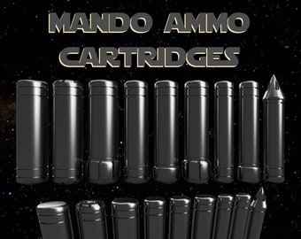Mando Ammo Cartridge Stl Files