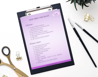 New Hire Checklist Template for Therapists and Group Practice Owners