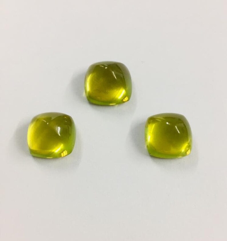 Buy AAA Quality Lemon Quartz Green Gold Gemstone, 3 Pieces Natural ...