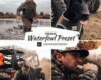 Waterfowl Lightroom Presets: Outdoor Lifestyle Filter (DNG Files)