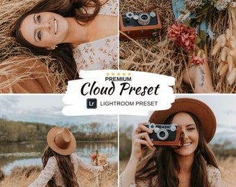Cloud Lightroom Preset: Vintage Portrait Photography (Digital Download)