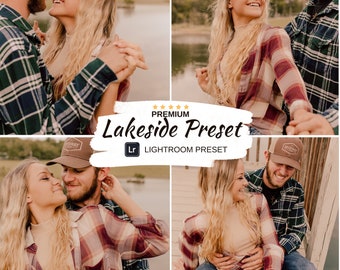 Lakeside Lightroom Preset: Warm Glow, Natural Light (Digital Download)