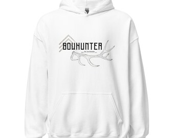 Bowhunter Hoodie, Hunting Clothes, Comfortable Sweatshirt, Gifts for Him, Deerhunting