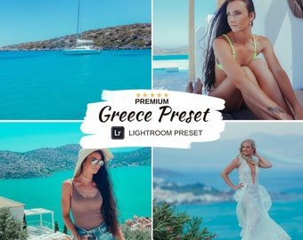 Greece Lightroom Preset: Tropical Beach Photography (Digital Download)