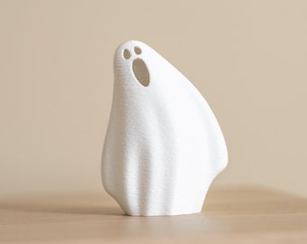 Portavelas con forma de fantasma espeluznante