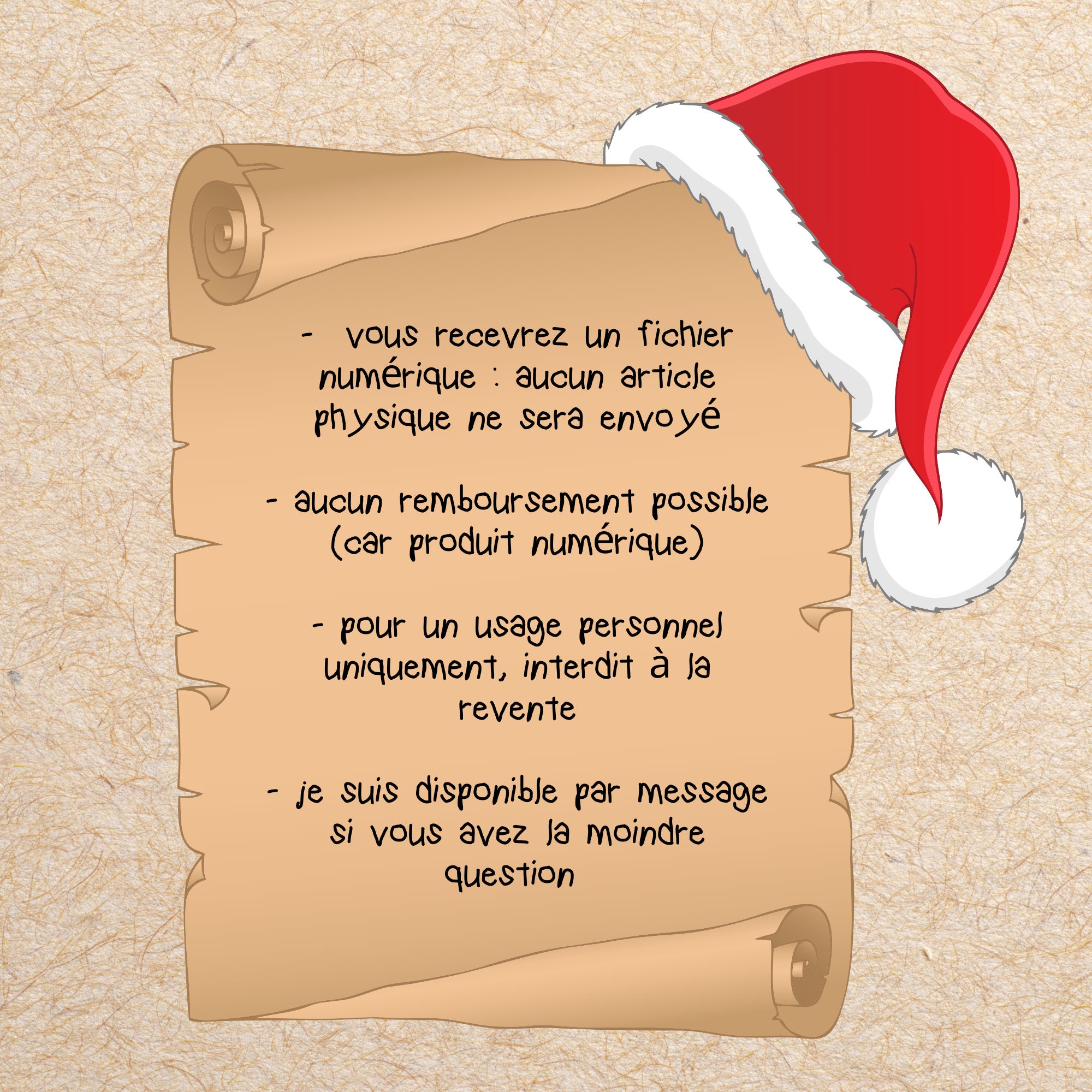 Kit boîte magique de Noël Lettres du père Noël calendrier de l’avent