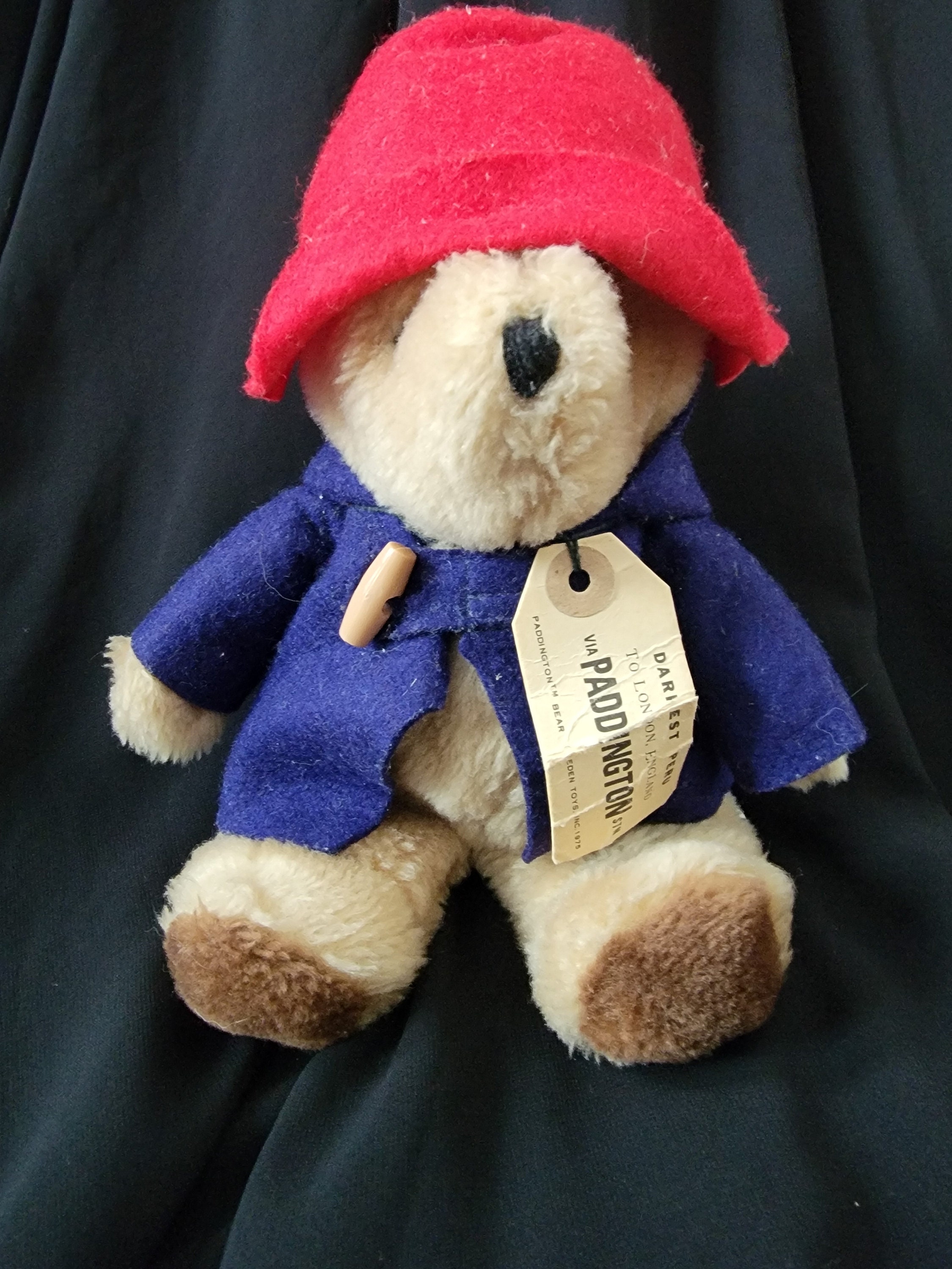 Paddington bear eden toys 1975 hotsell