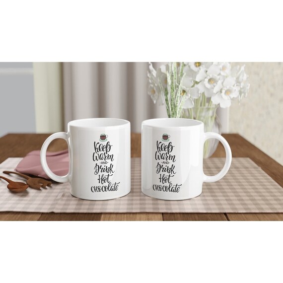 Mug keep Warm and Drink Hot Chocolate 