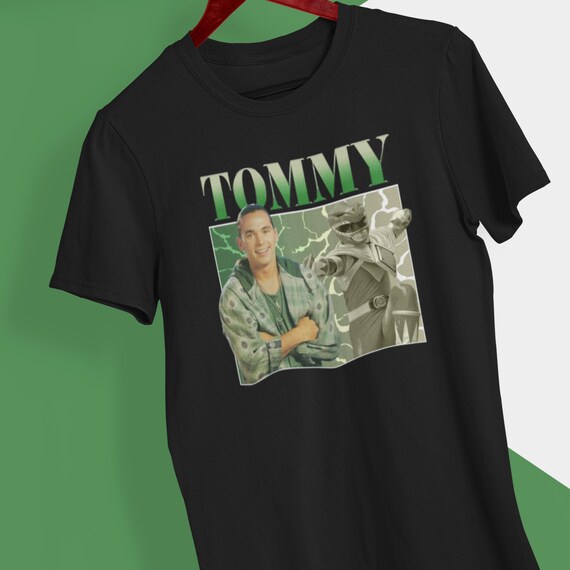 Green Ranger Tommy Vintage Style T-shirt Power Rangers Shirt