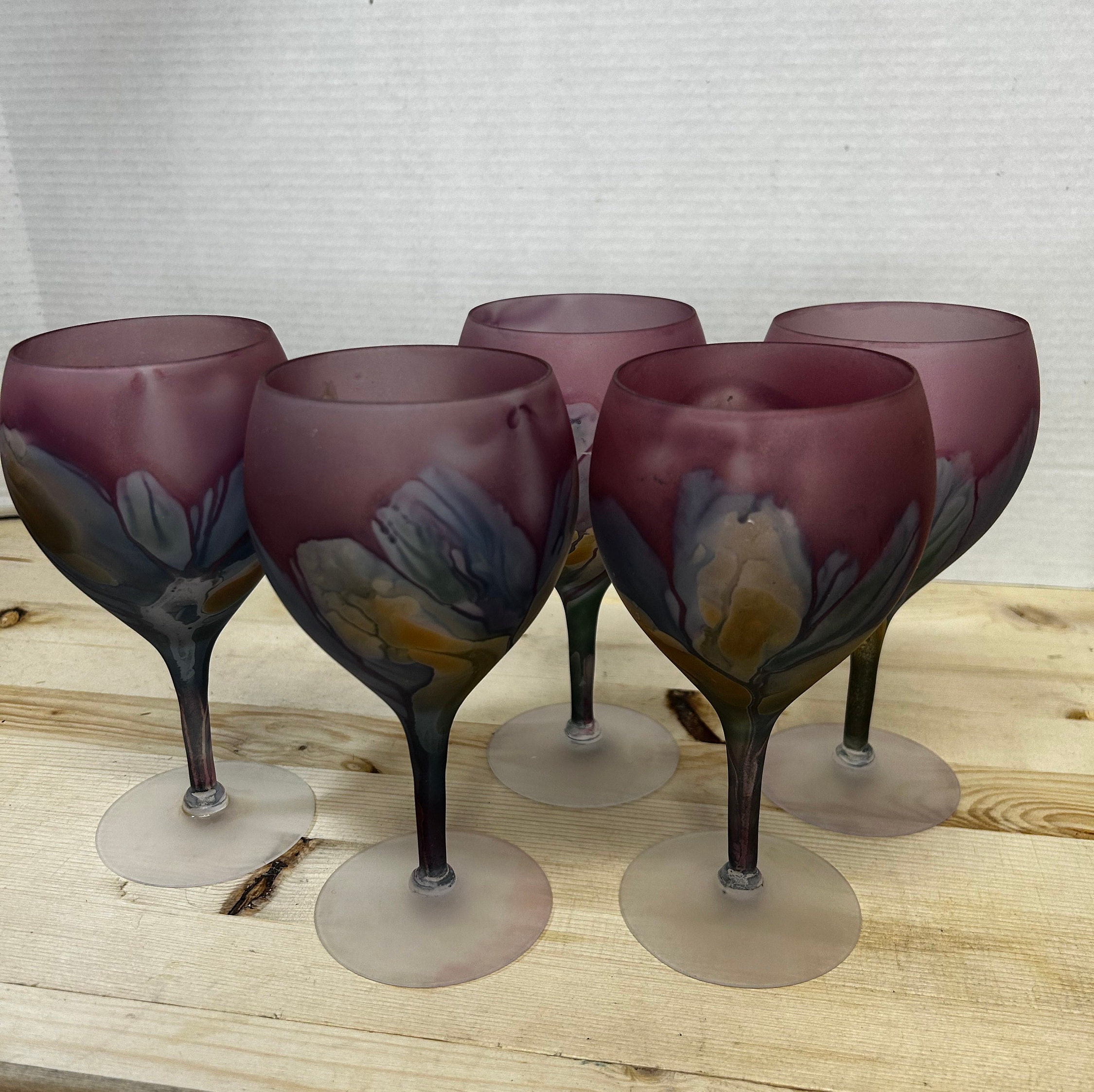 INTERGLASS クリスタルグラス 金彩 アンティーク イタリア 24K（X55 