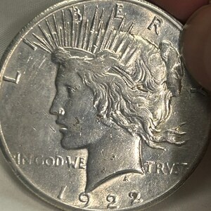 1922 San Francisco Peace Silver Dollar