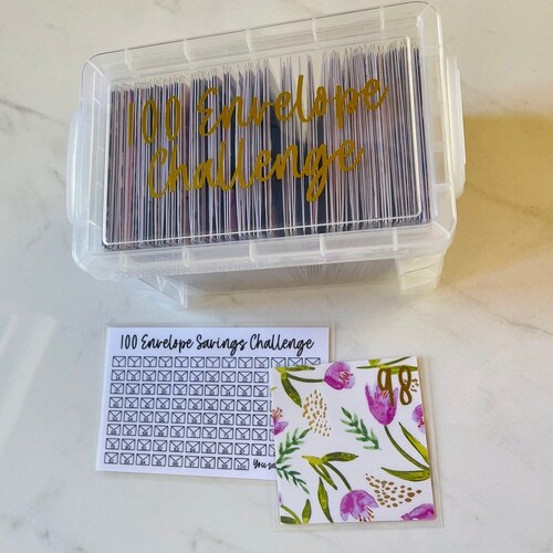 10k savings challenge savings tracker money challenge 100 etsy
