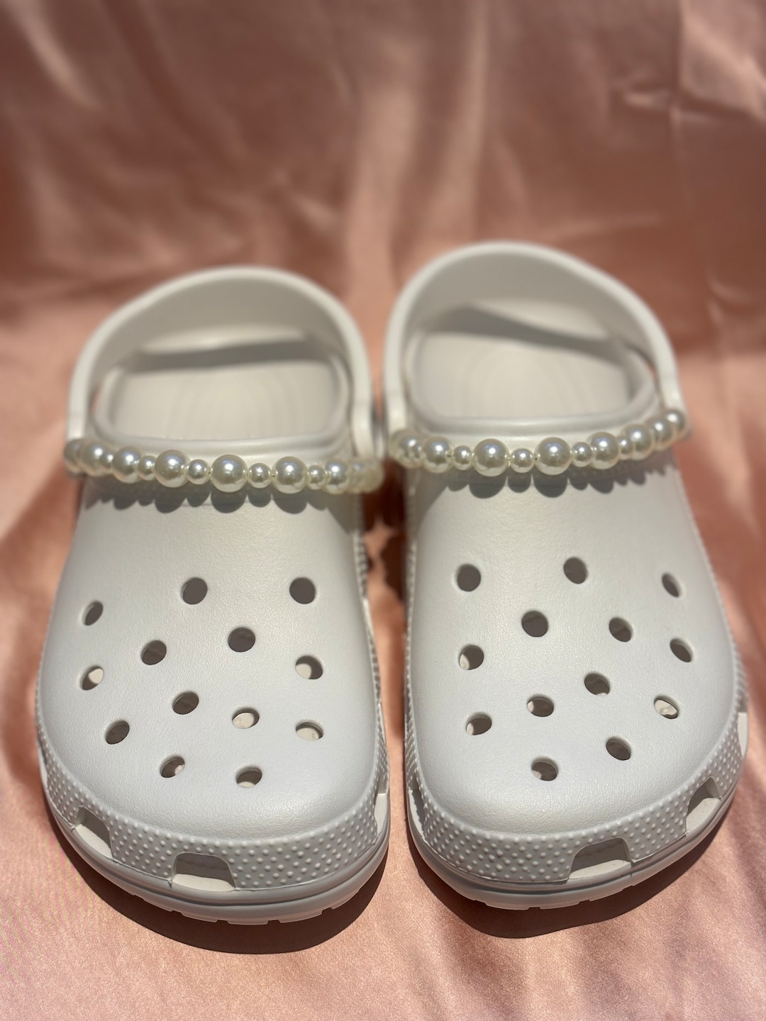 Pearl Croc Chain Charm Jibbitz Bride Wedding Hen Honeymoon Etsy UK