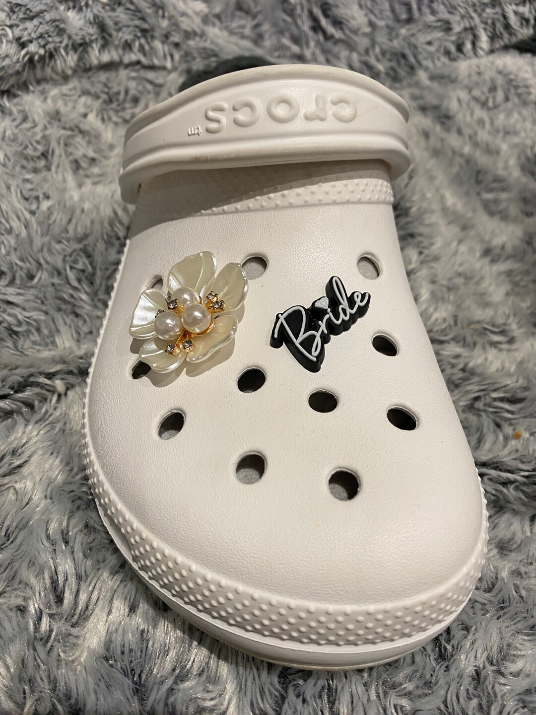 Bride Flower Croc Charm Jibbitz Wedding Hen Honeymoon Etsy UK