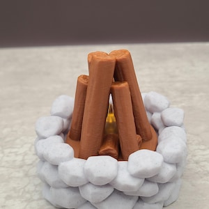 Tea Light Holder Campfire Inspired - Outdoor Adventure Home Decor