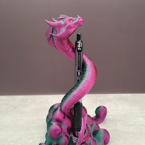 Dragon Pen Holder – Fantasy Desk Organizer and Mythical Decor – Unique Gift for Dragon Lovers